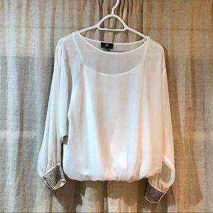 IZ Byer Long Sleeve Blouse